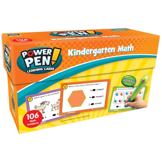 Power Pen&#x2122; Learning Cards, Math Grade K